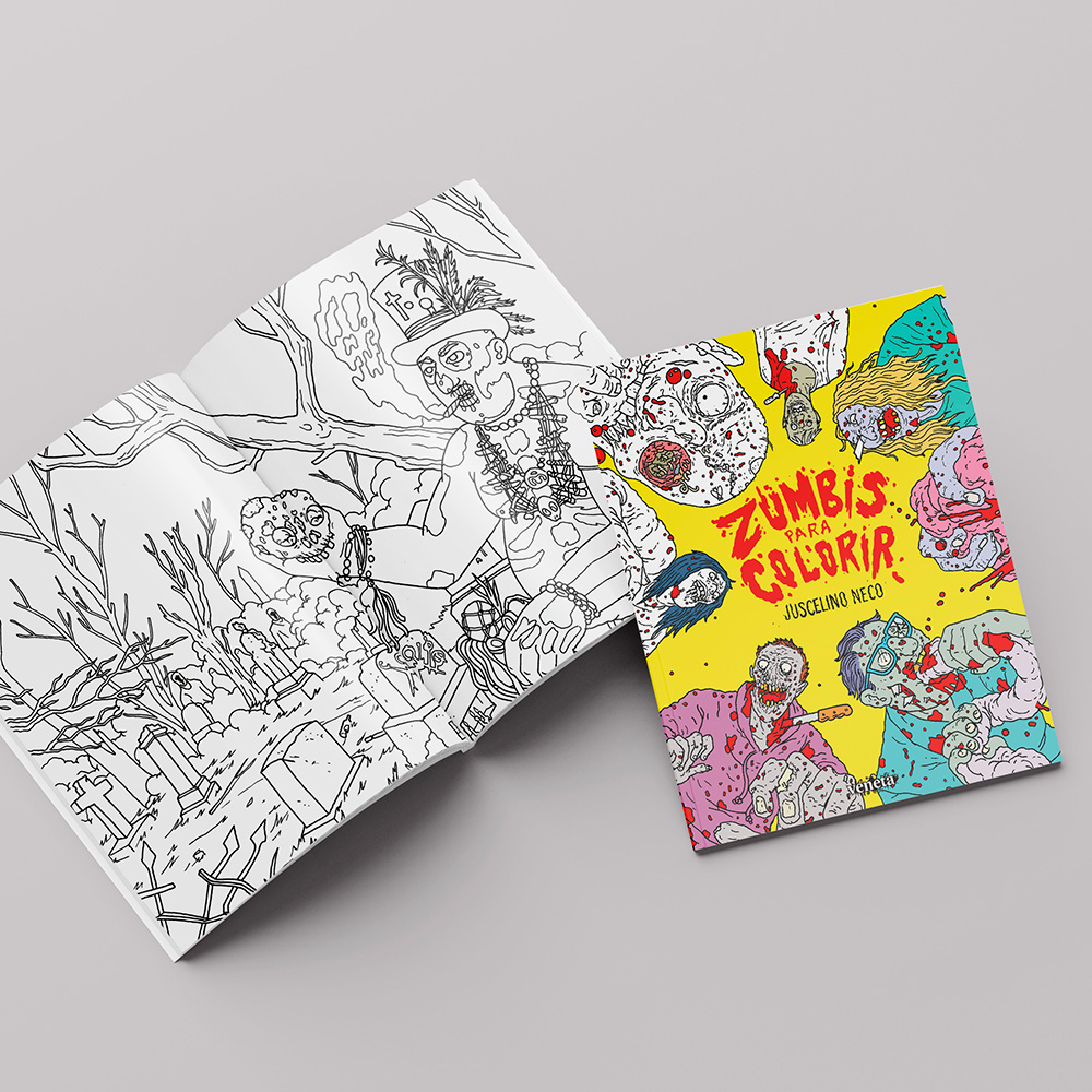 Zumbis para Colorir - 2º